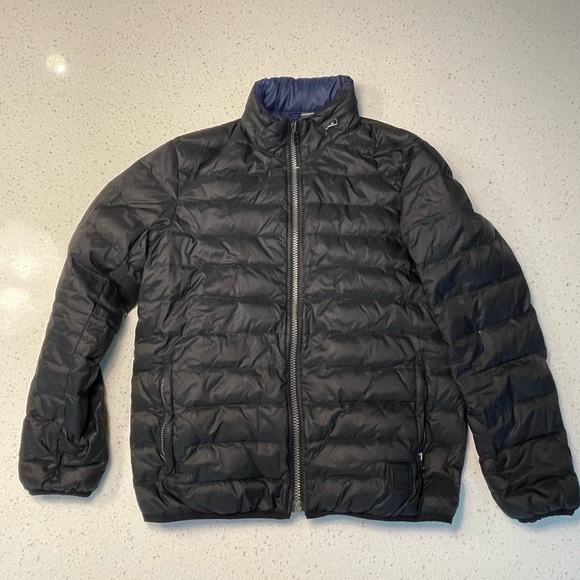 Coach Men’s Black Down Full Zip Puffer Jacket - Size M - Picture 1 of 5